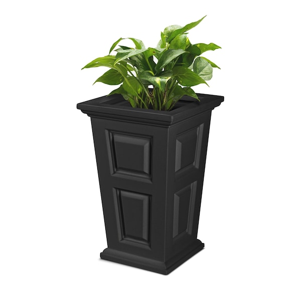 Wyndham 24in Tall Planter - Black